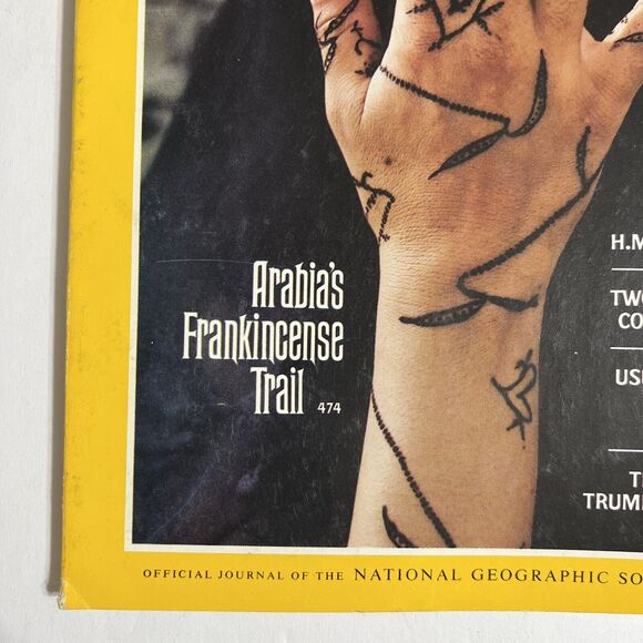 Vintage National Geographic October 1985 Arabia HMS Pandora Samoa Usumacinta Riv - Picture 4 of 11